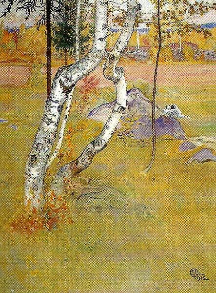 Carl Larsson bjorkarna China oil painting art